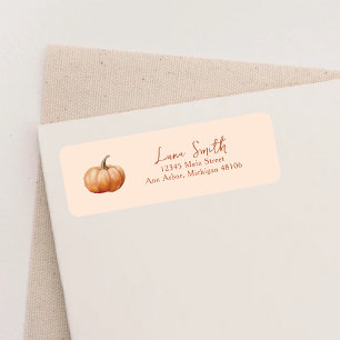 Fall Kariert eine kleine Pumpkin Dusche Rücksendea