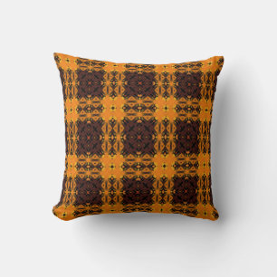 Fall Karierter Design-Throw-Kissen Kissen