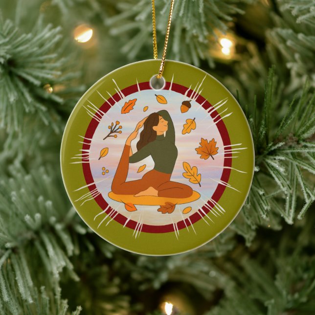 Fall Keramik Ornament (Baum)