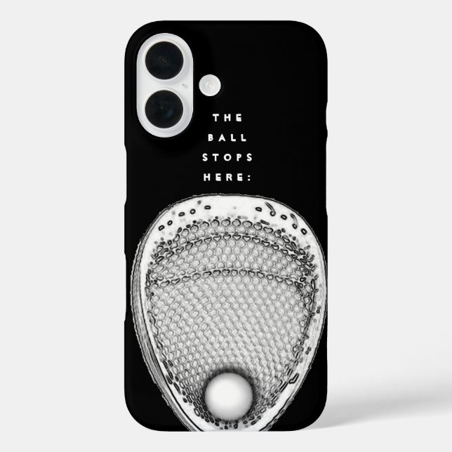 Fall Lacrosse Goalie Case-Mate iPhone Hülle (Rückseite)