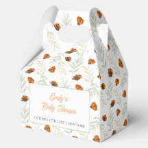 Fall Ladybug Greenery Baby Shower