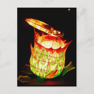 Fall Lantern Festival Firefly Postkarte