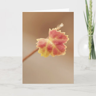 Fall Leaf Karte