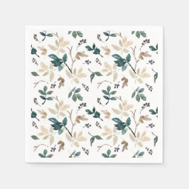 Fall Leaf Muster Serviette