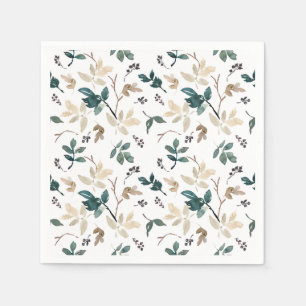 Fall Leaf Muster Serviette