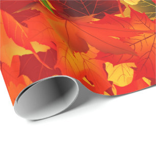 Fall Leaf Musterpapier Geschenkpapier