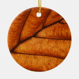 Fall Leaf Nature Foto Keramik Ornament