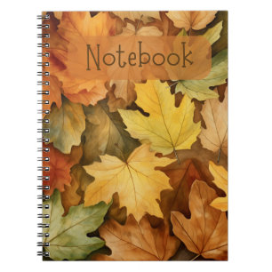 Fall Leaf-Notebook Notizblock