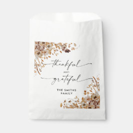 Fall Leaves Thanksgiving Dinner Favor Bags Geschenktütchen