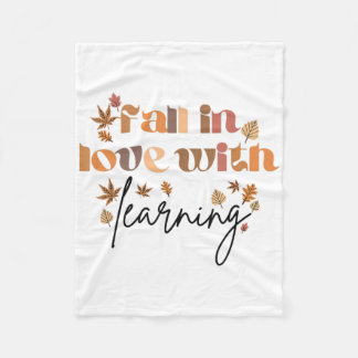 Fall Lehrer in Liebe mit LehrerIn Fleecedecke