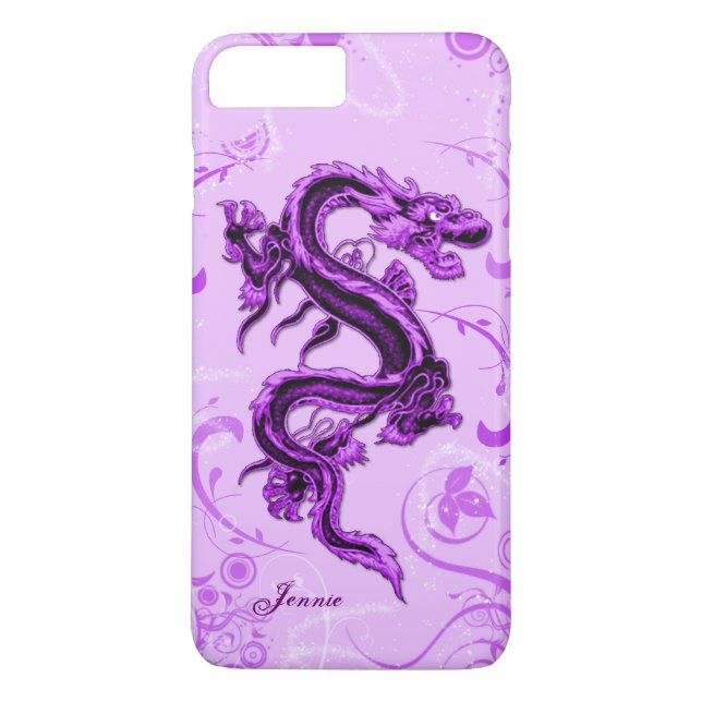 Fall lila Dragon Custom iPhone 7 Plus Case-Mate iPhone Hülle (Rückseite)