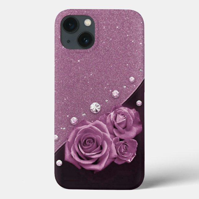 Fall lila und Lilac Case-Mate iPhone Hülle (Rückseite)