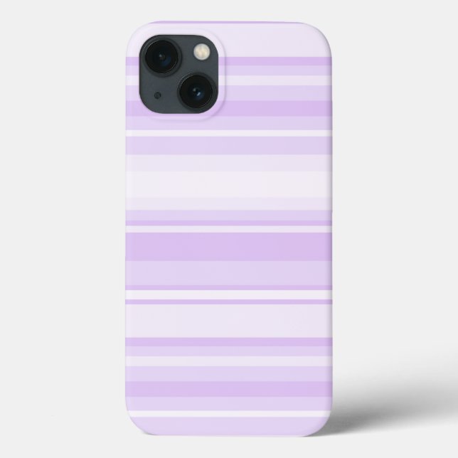 Fall Lilac Stripes Case-Mate iPhone Hülle (Rückseite)