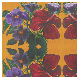 Fall Lily Swirl Fabric Stoff