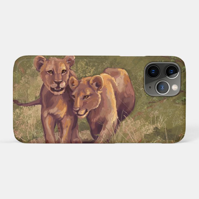 Fall Lion Cubs Case-Mate iPhone Case-Mate iPhone Hülle (Rückseite (Horizontal))