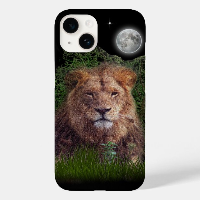Fall Lion Phone 14 Case-Mate iPhone Hülle (Rückseite)
