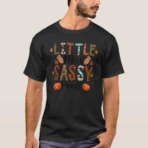 Fall Little Miss Sassy Pants Pumpkin Spice Western T-Shirt