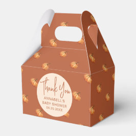 Fall Little Pumpkin Baby Dusche Geschenkschachtel