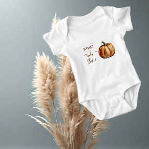 Fall Little Pumpkin Baby Dusche Strampler