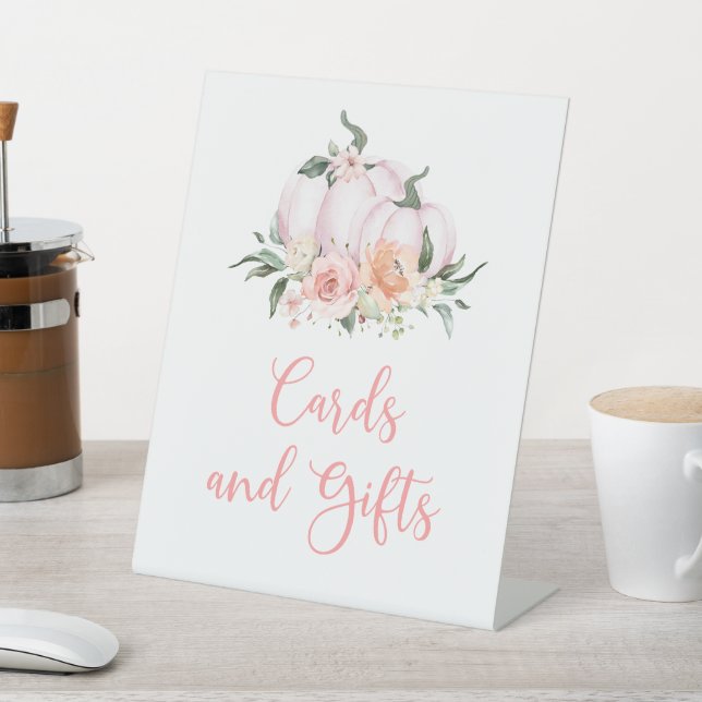 Fall Little Pumpkin Cards und Geschenke Pedestzeic Sockelschild (In SItu)