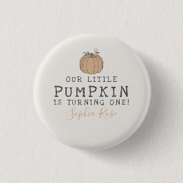 Fall Little Pumpkin Geburtstagsfavorit Button