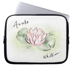Fall Lotus Blume Tablet Laptop In Laptopschutzhülle