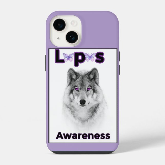 Fall Lupus Awareness IPhone Hülle (Rückseite)
