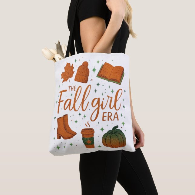 Fall Mädchen Ära Tote, Herbst Mädchen Shirt Gesche (Von Nahem)