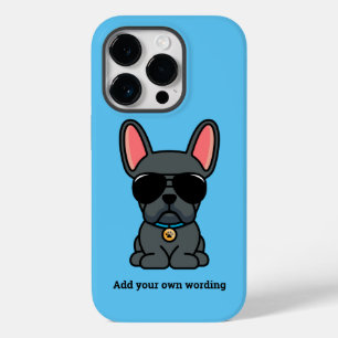 Fall Male Blue French Bulldog Case-Mate iPhone 14 Pro Hülle