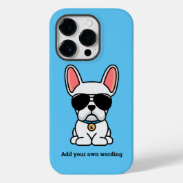 Fall Male White French Bulldog Case-Mate iPhone 14 Pro Hülle