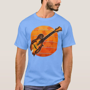 Fall Mandolin Mandolinist Autumn Erntedank Musi T-Shirt
