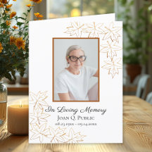 Fall Maple Blätter Beerdigung Weck Memorial Beilei