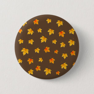 Fall Maple-Blätter Button