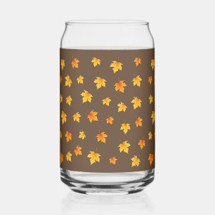 Fall Maple-Blätter Dosenglas