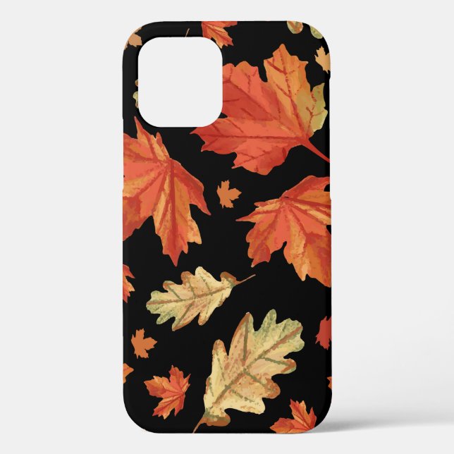 Fall Maple Blätter Erntedank Muster Case-Mate iPhone Hülle (Rückseite)