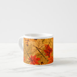 Fall Maple-Blätter Espressotasse