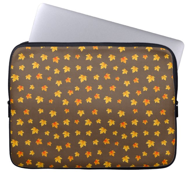 Fall Maple-Blätter Laptopschutzhülle (Vorderseite)