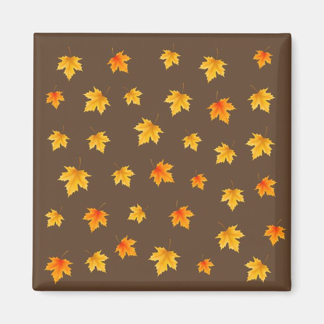 Fall Maple-Blätter Magnet (Vorne)