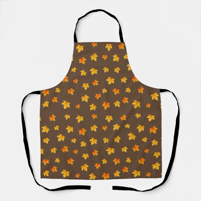Fall Maple-Blätter Schürze (Vorderseite)