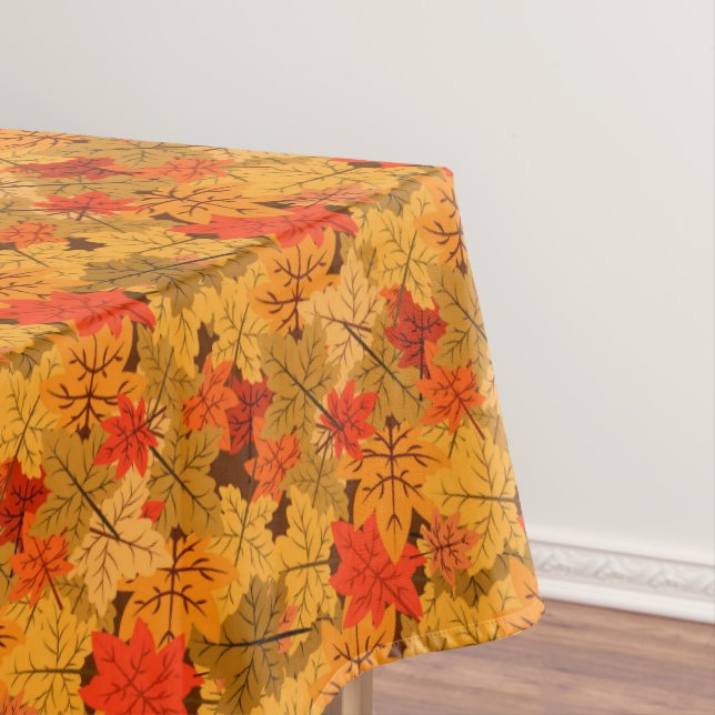 Fall Maple-Blätter Tischdecke (Beispiel)