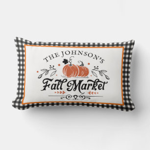 Fall Market Pumpkin Patch Bauernhof Lendenkissen