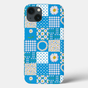 Fall Mate iPad: Daisy Chains, Imitate Patchwork iPhone 13 Hülle