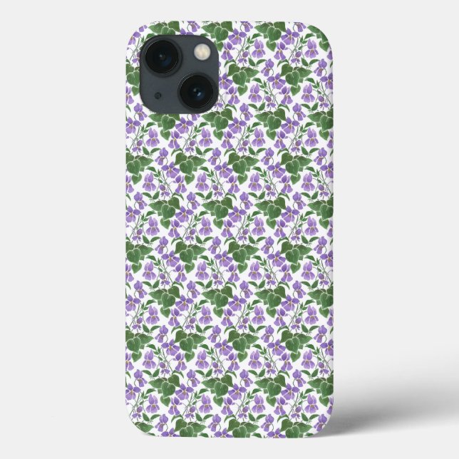 Fall Mauve Violets auf White iPad 2/3/4 Case Mate (Rückseite)