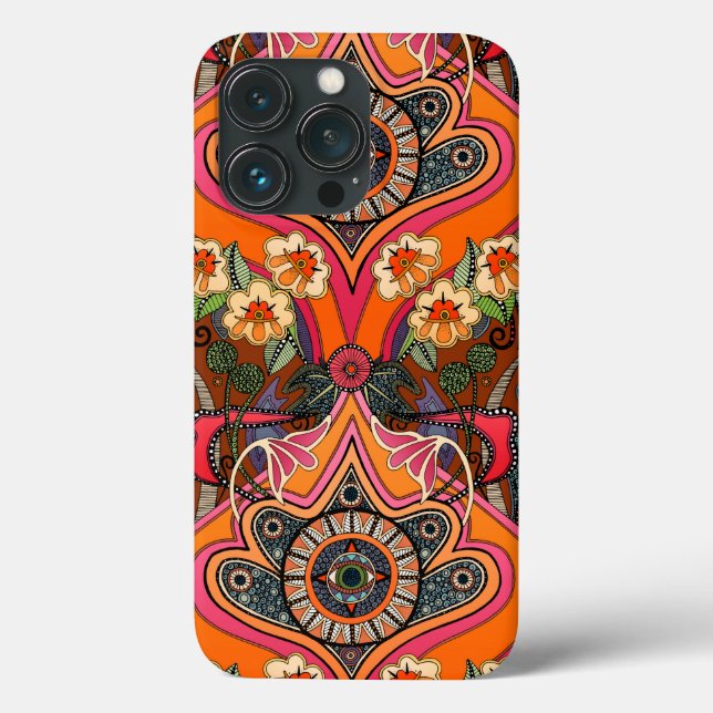 Fall MINNIE Henna Case-Mate iPhone Hülle (Rückseite)
