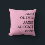 Fall mit personalisiertem Familiennamen-Theme Kissen<br><div class="desc">Personalisiertes Kissencover mit Familiennamen - ein gemütliches, individuelles Geschenk für Mama, Oma oder für jeden Geschmack. Perfekt für Zuhause-Dekoration und herzliche Momente! Fügen Sie Ihrer Zuhause Wärme und Persönlichkeit mit meinen Personalisierten Throw Kissen-Hüllen für Familiennamen hinzu. Ideal, um besondere Anlässe zu feiern oder einfach nur die Liebe Ihrer Familie zu...</div>