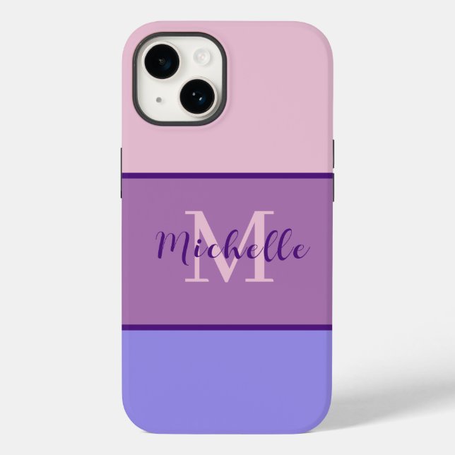 Fall Monogram Case-Mate iPhone 14 Case-Mate iPhone Hülle (Rückseite)