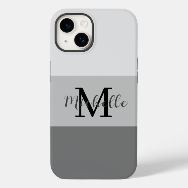 Fall Monogram Case-Mate iPhone 14 Hülle (Rückseite)