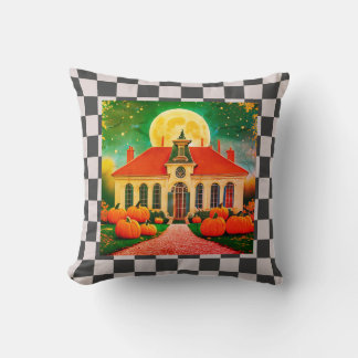 Fall Moon Throw Kissen