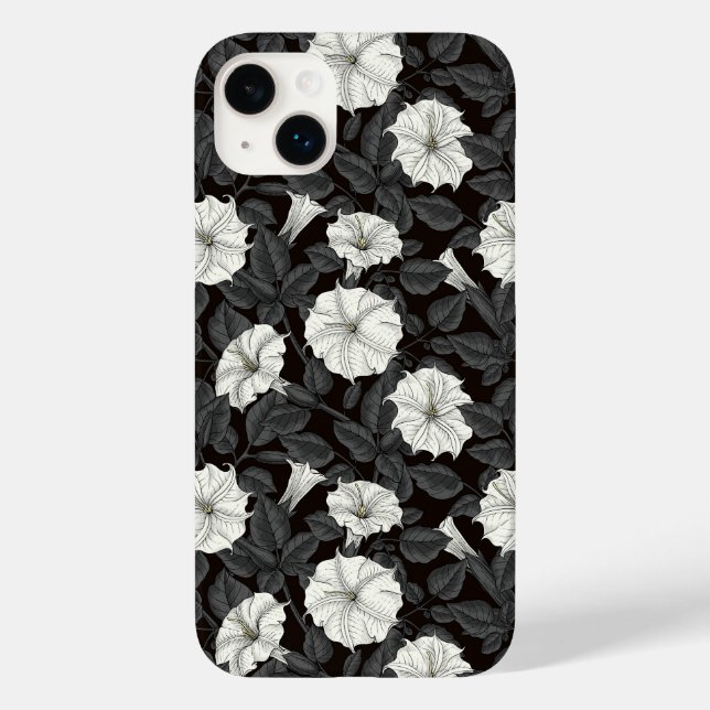 Fall Moonblumen Case-Mate iPhone Hülle (Rückseite)