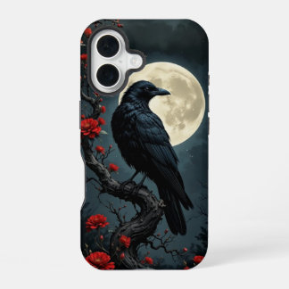 Fall Moonlit Raven iPhone 16 Hülle